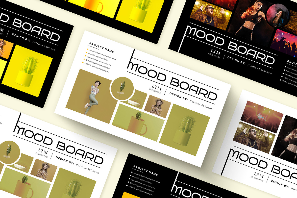 Mood Board Layout, an UI Kit Template by ContestDesign (Photo 1 of 5)