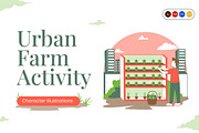 Urban Farm Activity, an Object Illustration by Loin Studio (Thumbnail 1 of 3)