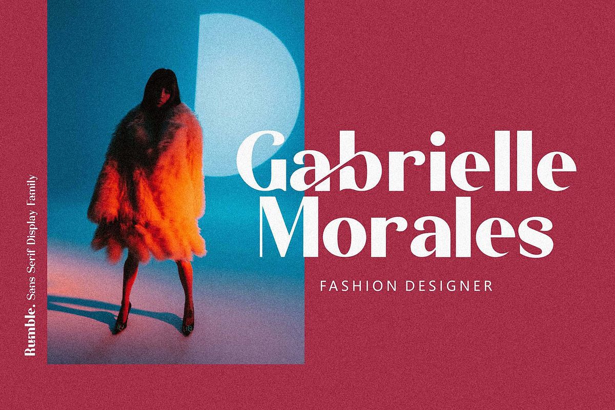 Rumble//Elegant Typeface preview 2