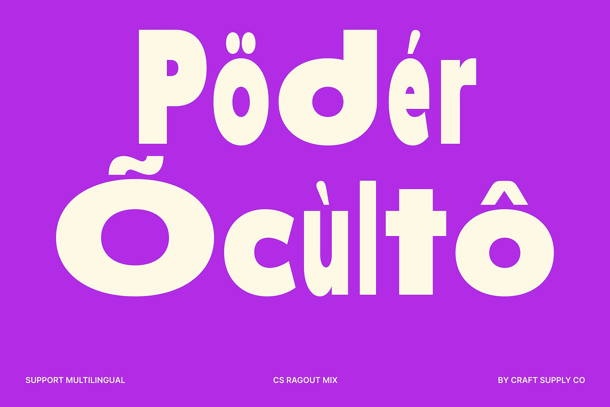 CS Ragout Mix, a Sans Serif Font by Craft Supply Co. (Photo 7 of 8)
