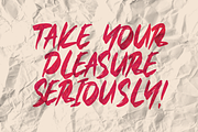 SERCEREZ BRUSH, a Sans Serif Font by 24Design Studios (Thumbnail 5 of 8)