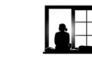 peaceful moment silhouette, an Illustration by Amazin_art (Thumbnail 9 of 46)