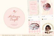 Artisan Instagram Post Templates, a Social Media Template by Hell Yeah Designs (Thumbnail 4 of 8)