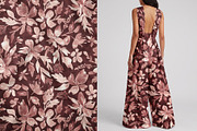 Blush Blossom Watercolor Flora Print, a Pattern Graphic by SirenaArt (Thumbnail 15 of 16)