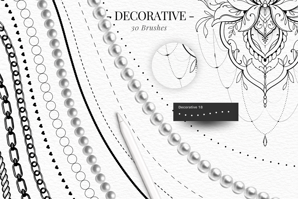130 Tattoo Procreate Brushes, a Brush Add-On by LaurenceVArtiste (Photo 9 of 10)