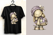 Baby Bunny Easter Clipart Bundle, an Illustration by SVGArt (Thumbnail 2 of 8)