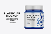 Plastic Jar Mockup, a Cups & Container Mockup by UnicDesign (Thumbnail 1 of 3)
