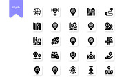 Location Icons, a Duotone Icon by HacaStudio (Thumbnail 3 of 3)