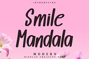Smile Mandala, a Handwritten Font by InermediaSTUDIO (Thumbnail 1 of 7)