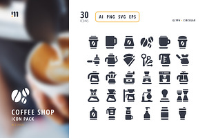 Coffee Shop Icon Set