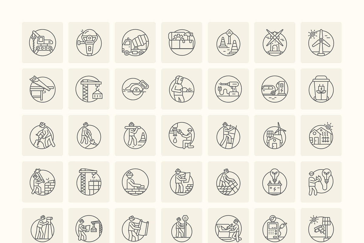 94 Industry Icons, an Outline Icon by Prosymbols (Photo 7 of 7)