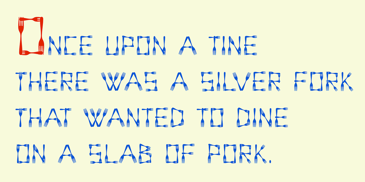 Dinner, a Font by Ingrimayne Type (Photo 4 of 8)