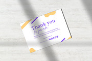 Simple thank you card template canva, a Card Template by DesignArts (Thumbnail 3 of 4)