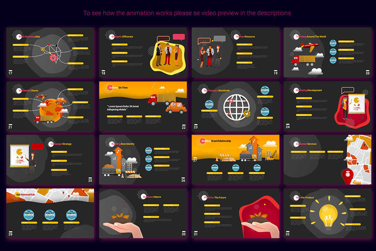 Animated PowerPoint Template, a Presentation Template by SCworkspace (Photo 20 of 25)