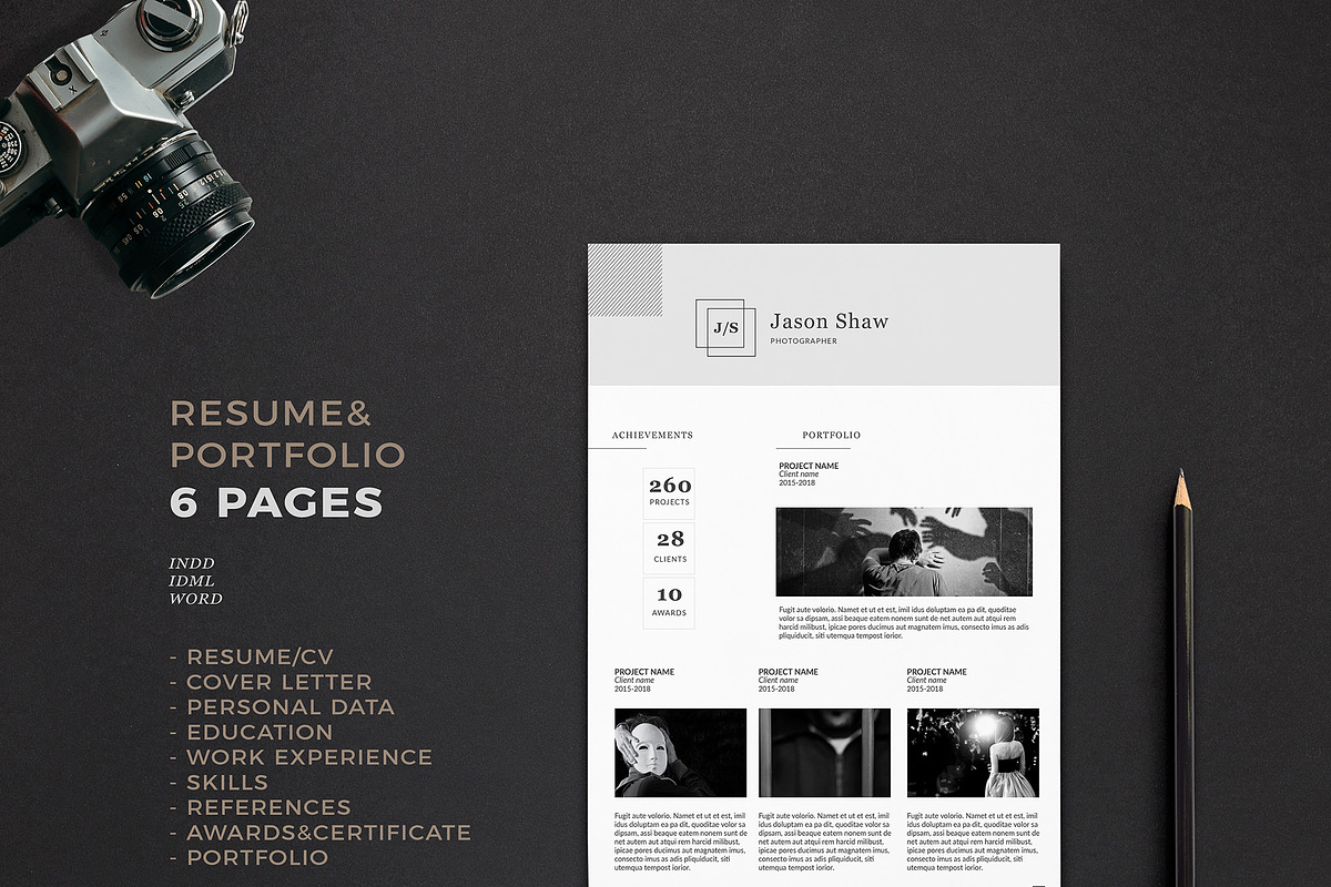 Alpha Resume Template, a Resume Template by Nina Shaw (Photo 5 of 9)