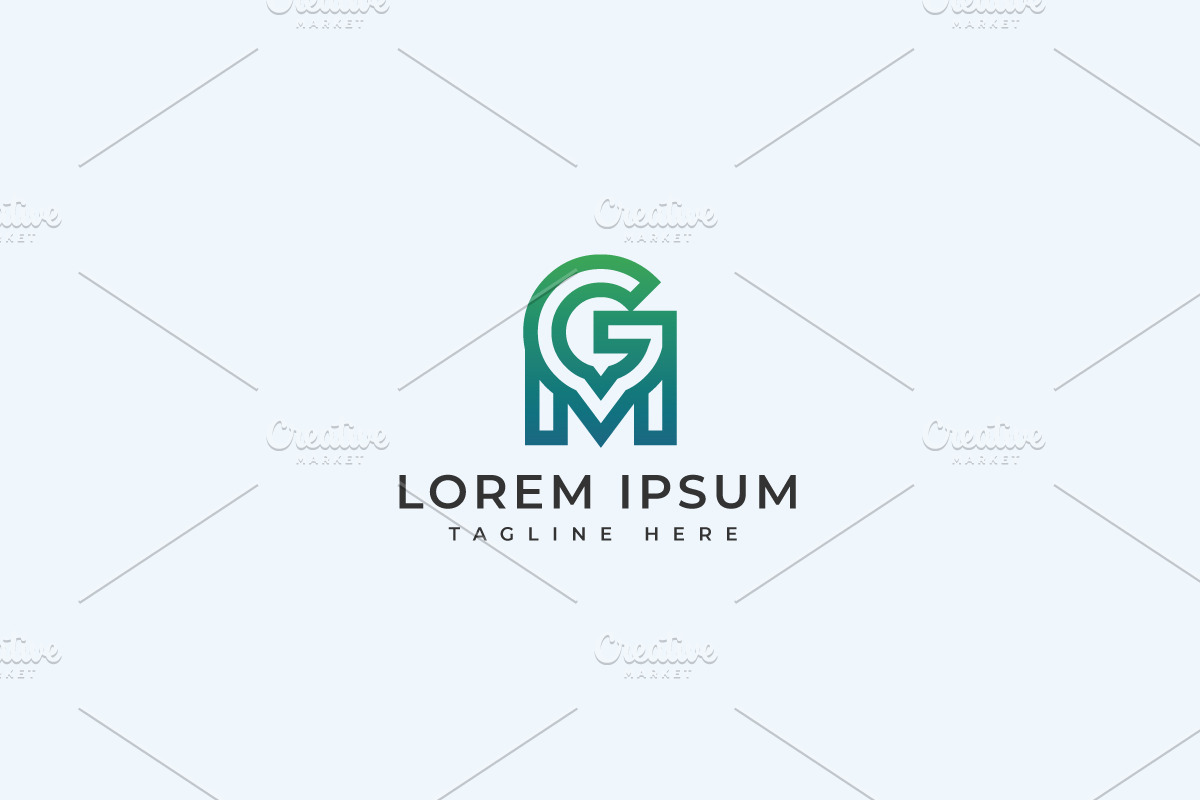 GM letter logo, a Branding & Logo Template by vectplus (Photo 1 of 2)