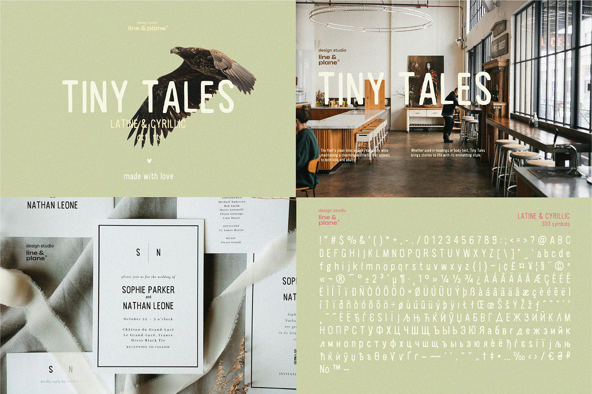 Font Bundle 50%Off-Latine & Cyrillic, a Handwritten Font by line & plane (Photo 5 of 6)