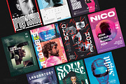 Club DJ Party Flyers, Posters Bundle, a Flyer Template by pixelsao (Thumbnail 1 of 3)