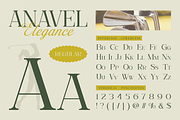 Anavel Elegance, a Serif Font by Burntilldead (Thumbnail 2 of 11)