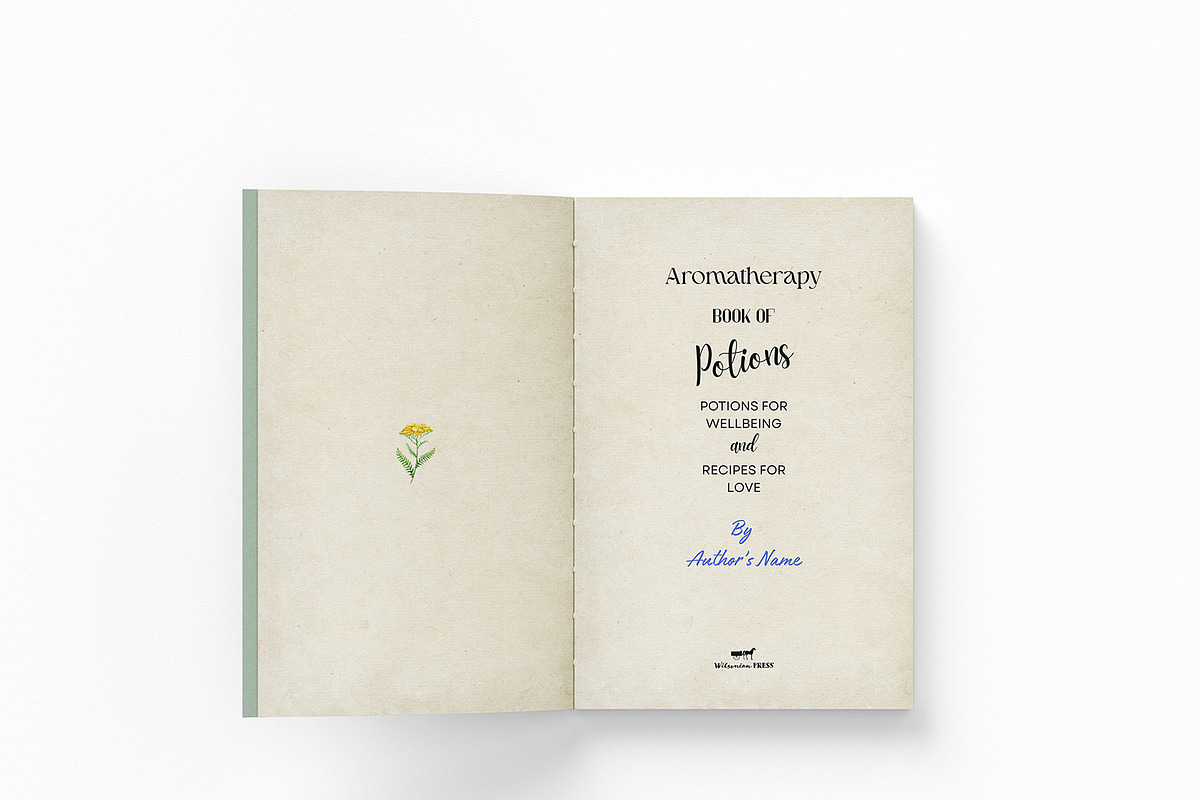 Aromatherapy/Apothecary Book Template preview 2
