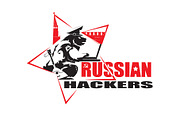 Russian Hackers vector logo design, a Technology Illustration by DenisSr (Thumbnail 1 of 3)