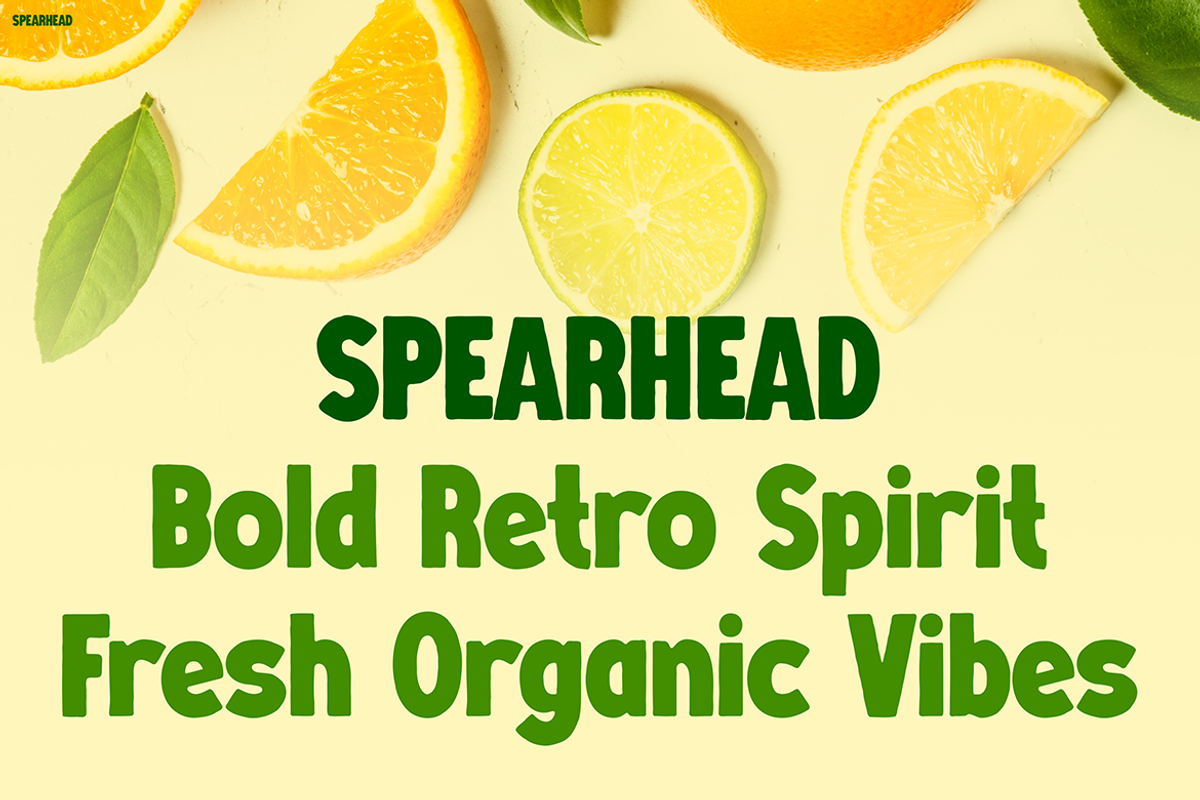 SPEARHEAD, a Sans Serif Font by Pinisi ART (Photo 8 of 10)