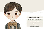 Whimsical Little Boy Clipart, a Person Illustration by Design Scotch (Thumbnail 4 of 8)