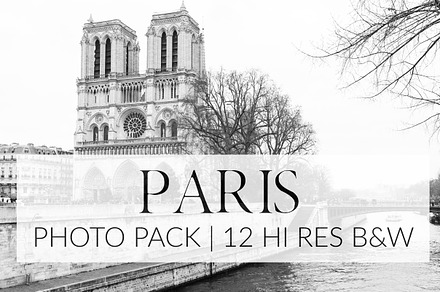 Paris in Black & White Bundle