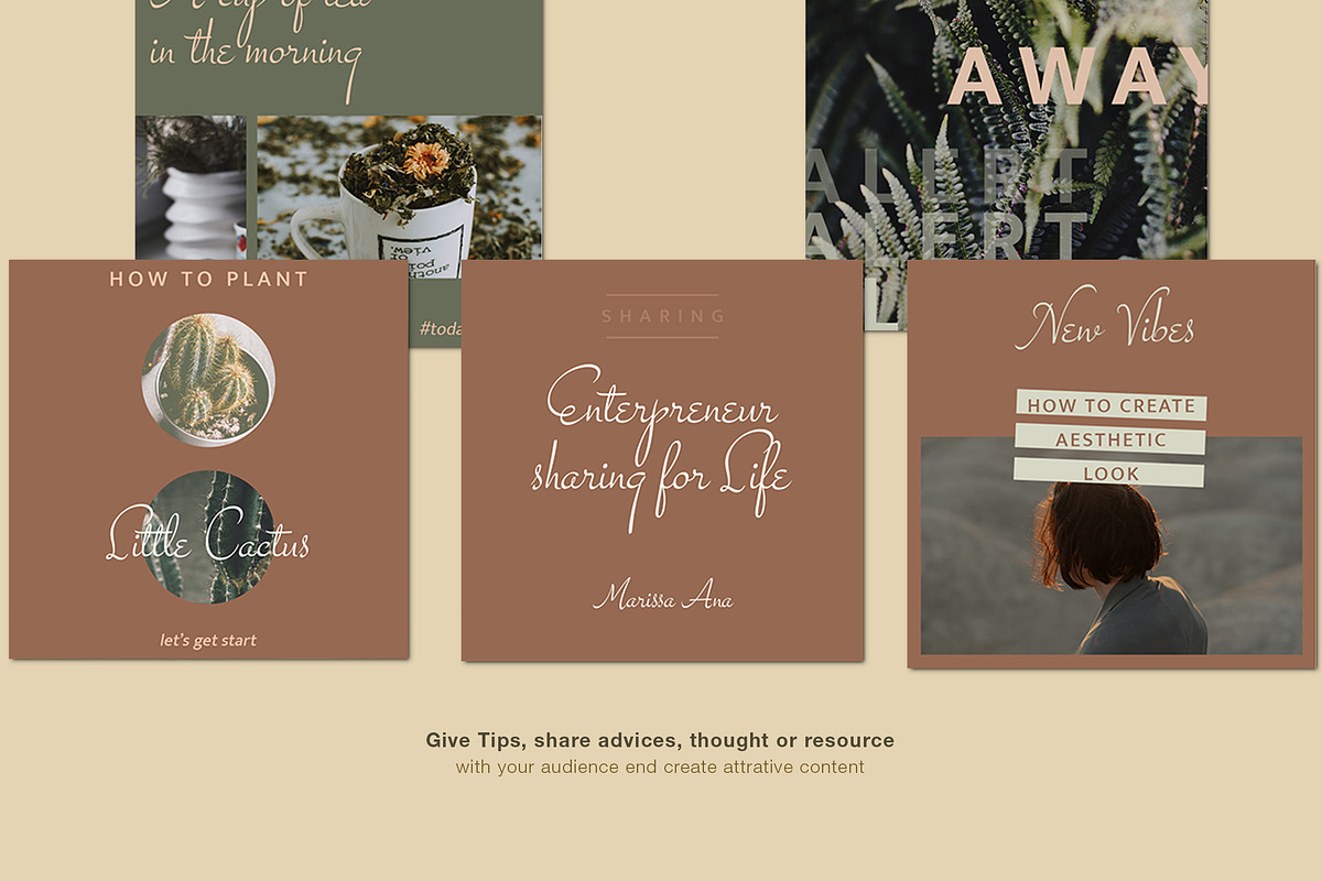 Creativepreneur Instagram | Derma, a Social Media Template by BlancaLab Studio (Photo 2 of 7)