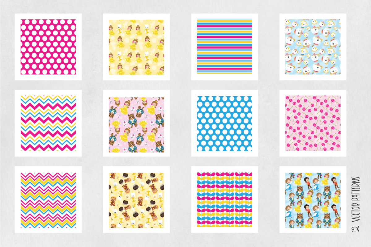 FAIRYTALE PRINCESS, a Pattern Graphic by PrettyPatterns (Photo 5 of 5)