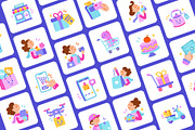 60 Animated Shopping Flat Icons, an Emoji Icon by Prosymbols (Thumbnail 3 of 4)
