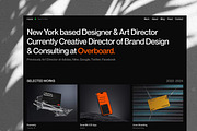 Kenjoo - Framer Portfolio Template, a Landing Page Template by Flowbyherox (Thumbnail 1 of 5)
