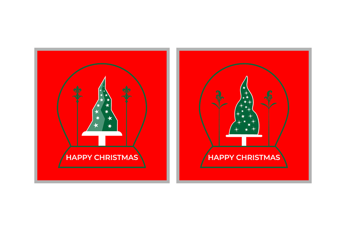 Happy Christmas Design, a Decorative Illustration by Lakhan1998 (Photo 4 of 6)