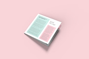 Square Trifold Brochure Mockup, a Books & Magazine Mockup by Illusiongraphic (Thumbnail 4 of 28)