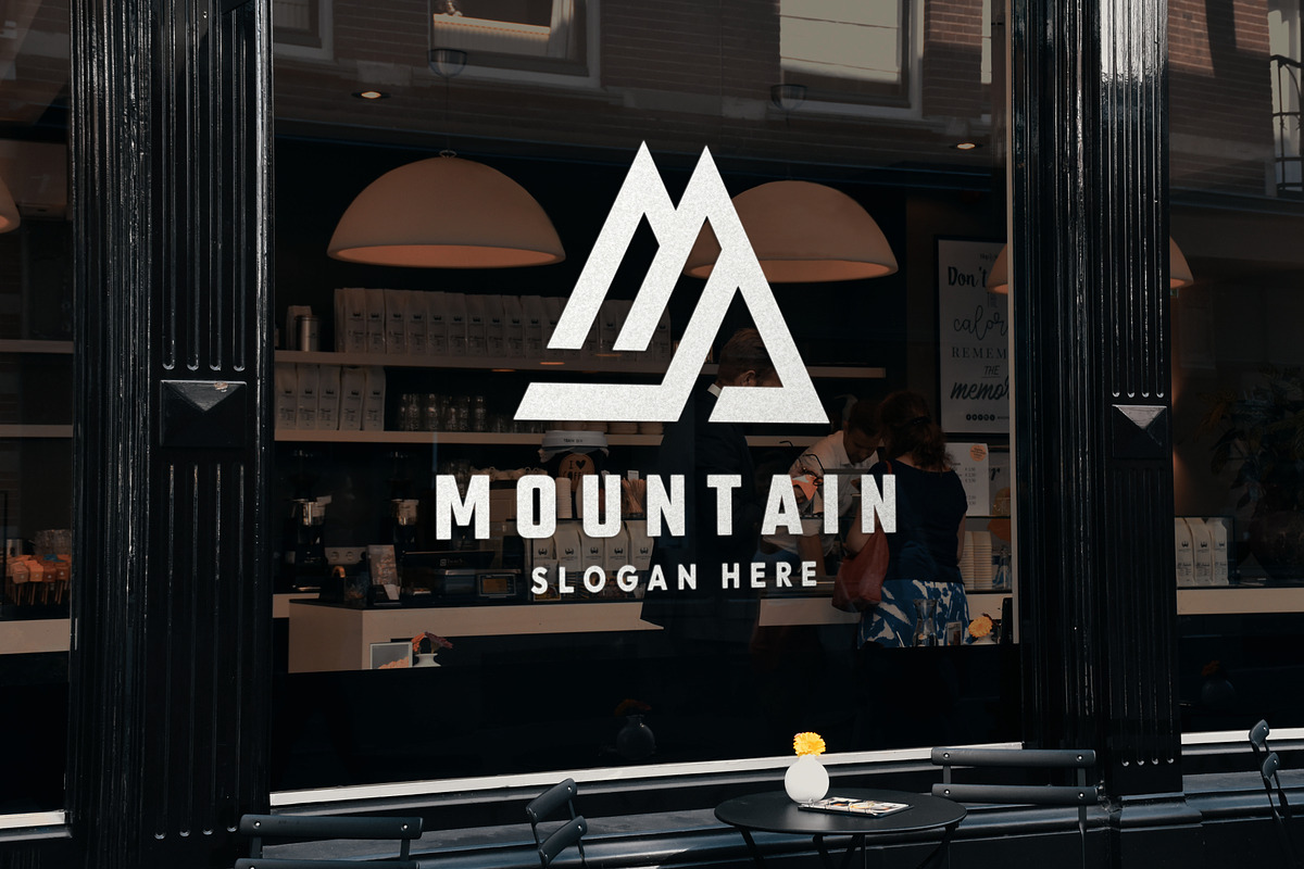 Letter M - Mountain  Logo, a Branding & Logo Template by Design_Planet (Photo 1 of 8)