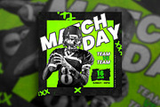 Match day social media flyers, a Social Media Template by Tanmoy Topu (Thumbnail 7 of 11)