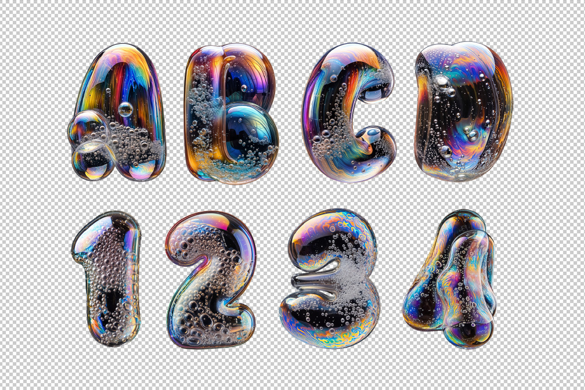 BubbleLuxe Font, a Sans Serif Font by Handmadefont (Photo 13 of 13)