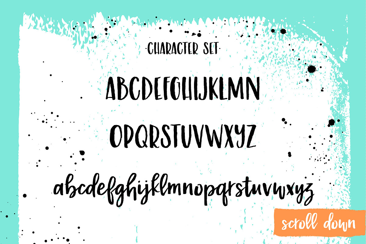 Malibu Punch, a flirty brush font preview 5