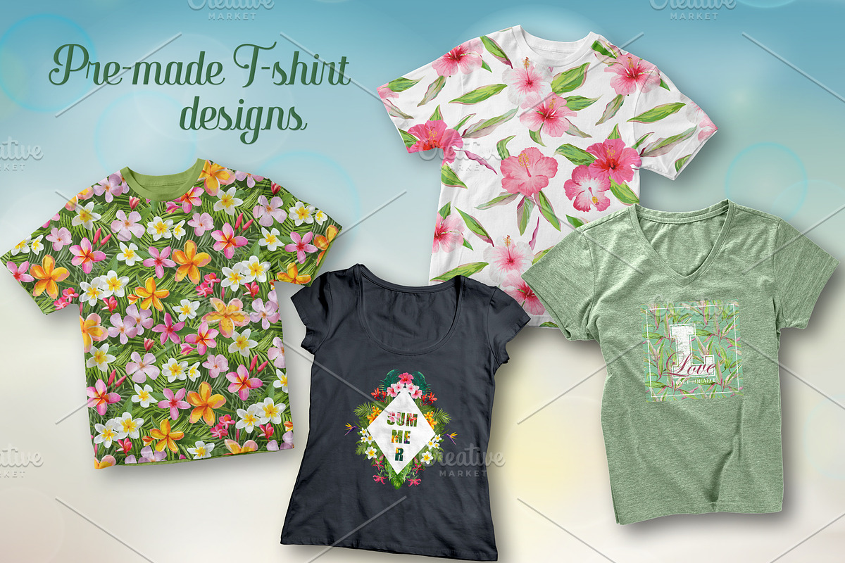 Tropical Design Backgrounds Bundle, an Illustration by Anna Studio (Photo 5 of 10)