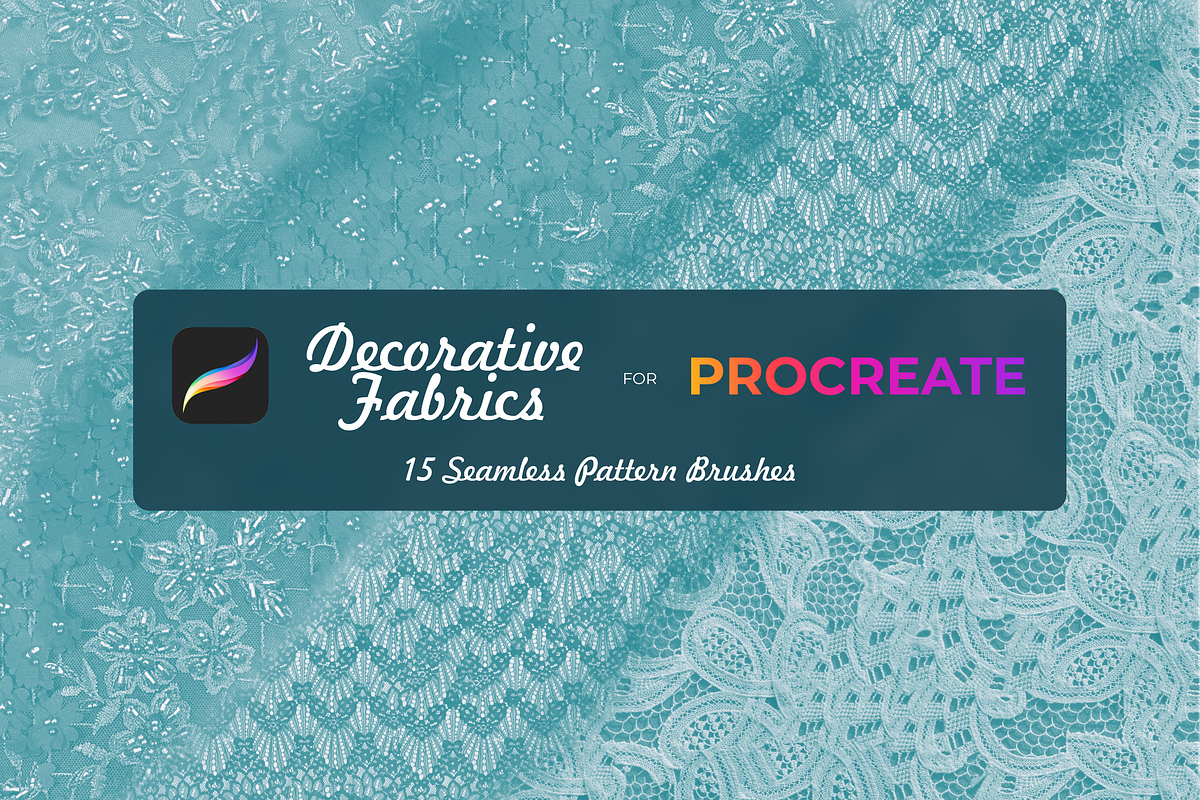 Decorative fabrics brushes Procreate, a Brush Add-On by Graphics Resources (Photo 5 of 5)
