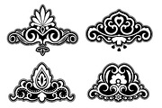 Flower patterns and borders, a Pattern Graphic by Vector Tradition (Thumbnail 1 of 3)