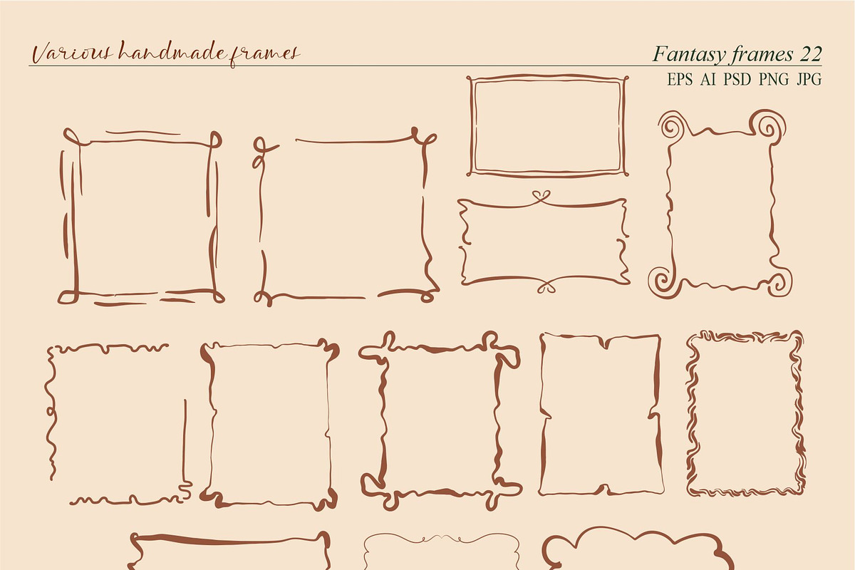 Various handmade frames, an Object Graphic by Collection by VY (Photo 3 of 9)