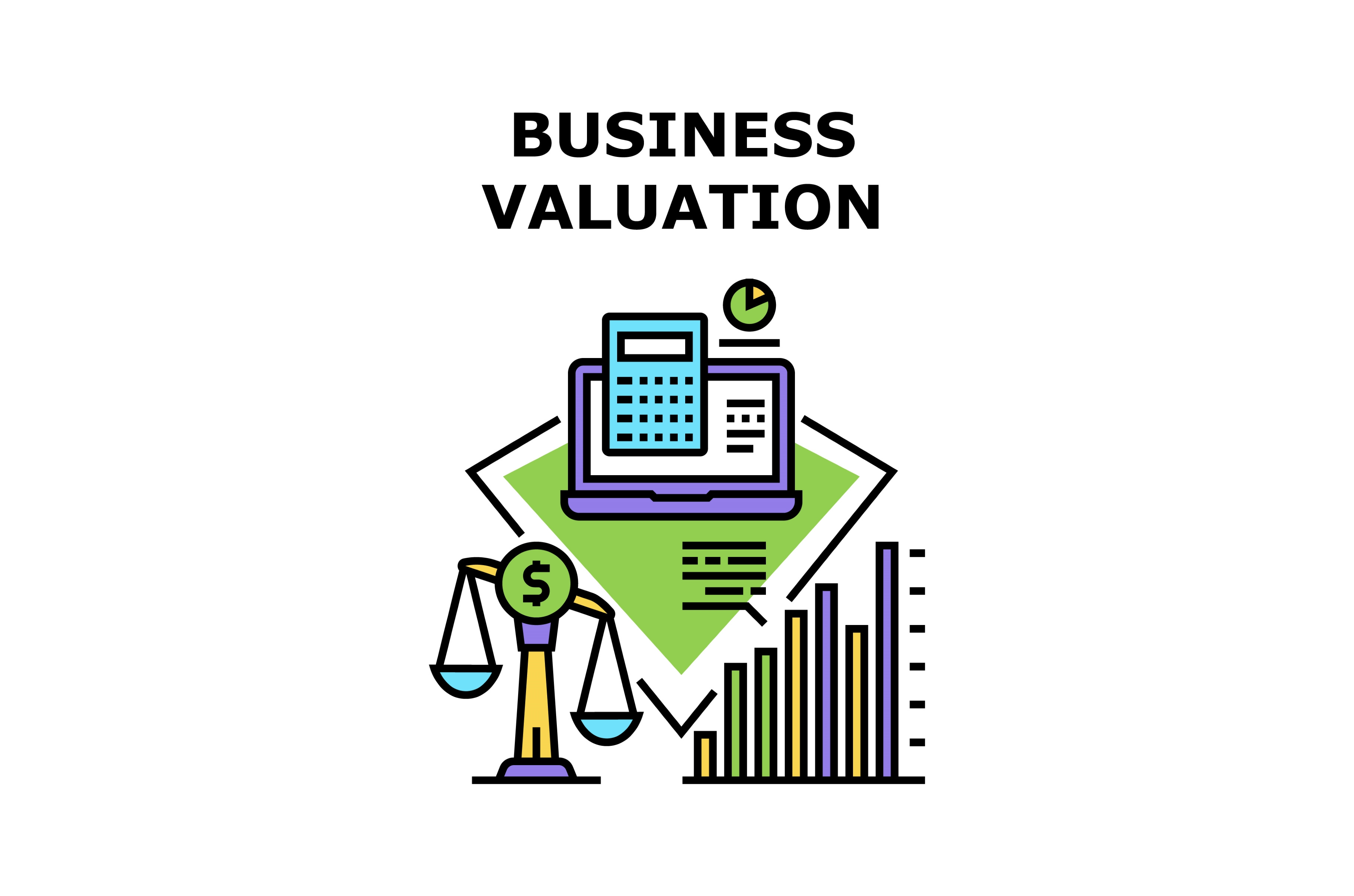 Company Business Valuation Vector, an Object Graphic by pikepicture