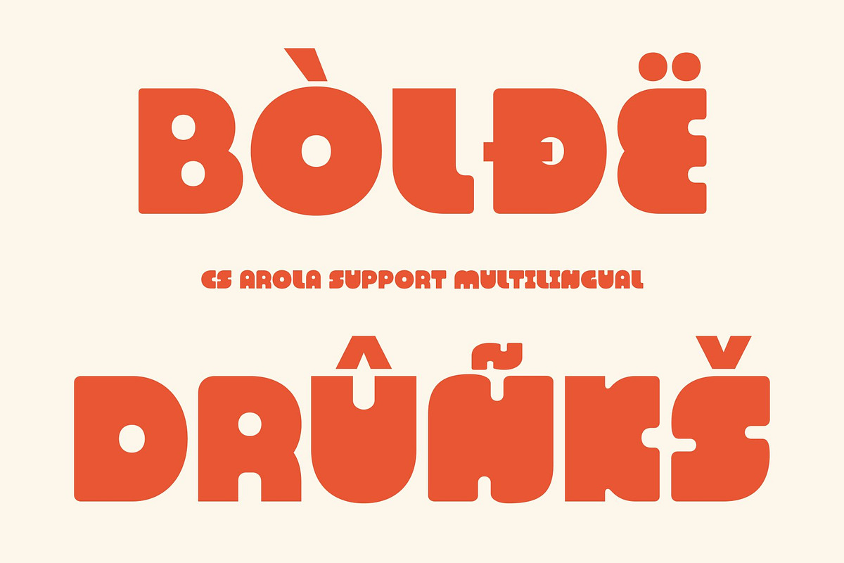 CS Arola – Bold Display Font, a Sans Serif Font by Craft Supply Co. (Photo 7 of 8)