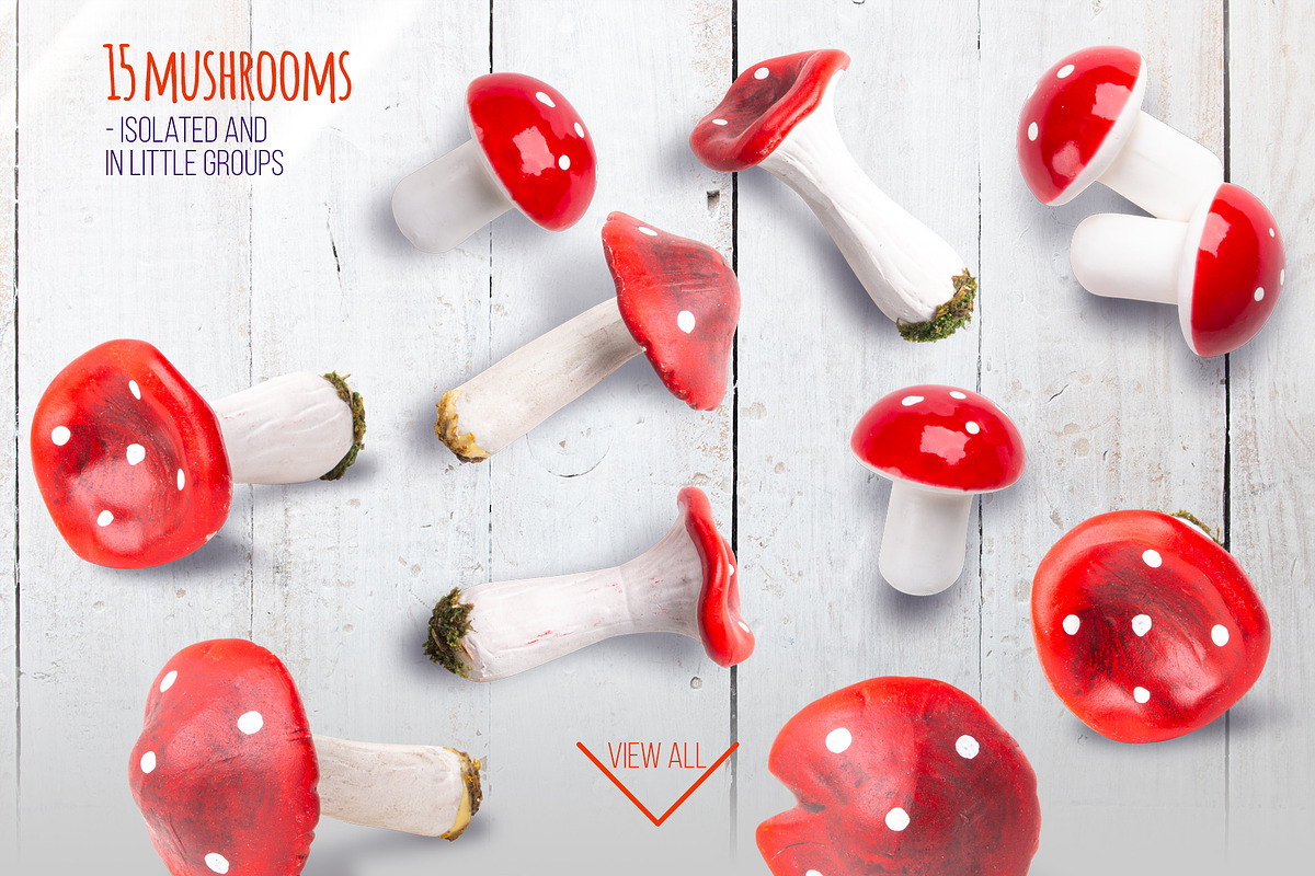 192 isolated Haloween moveable items, a Books & Magazine Mockup by rubinat (Photo 11 of 15)