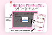 Notion Self Care Ideas for Women, a Templates & Theme by bellaROSEworkshop (Thumbnail 8 of 11)
