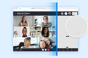 Skype call mockup, a Mockup by ZP Design (Thumbnail 2 of 4)