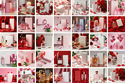 Valentine Perfume Bottle Mockup 1000, a Packaging Mockup by KennedyStudio (Thumbnail 2 of 15)