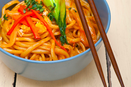 hand pulled ramen noodles, a Food & Drink Photo by keko64