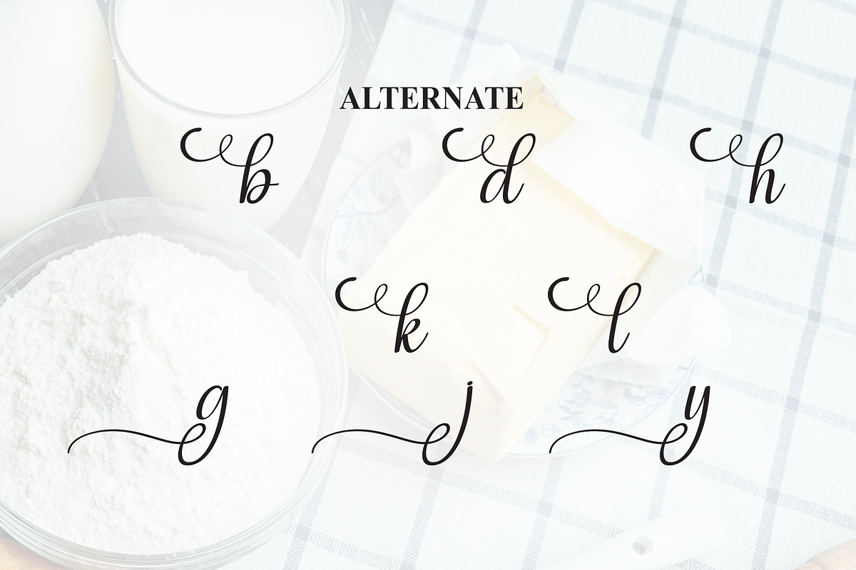 Butter Sunday | Script Font, a Handwritten Font by Scratchones (Photo 8 of 9)